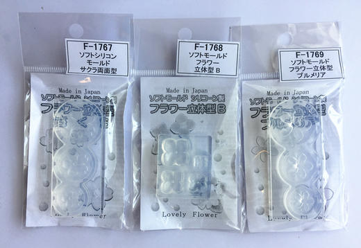 日本相田银粘土滴胶硅胶模具雪花樱花鸡蛋花模具 商品图4