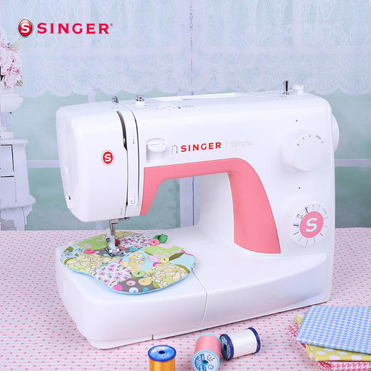 胜家旗舰店 3210家用电动缝纫机多动能小型便携衣车裁缝机SINGER 商品图1