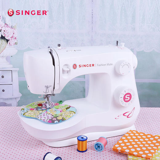 胜家旗舰店3333家用缝纫机小型DIY电动多功能衣车裁缝机SINGER 商品图3