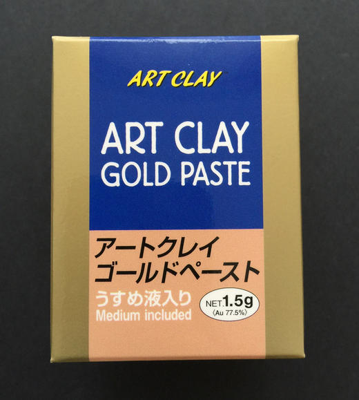 日本相田银粘土DIY膏体金粘土1.5克付稀释液22K金 商品图1