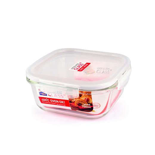 LLG 224FU耐热玻璃保鲜盒750ml正方 商品图2