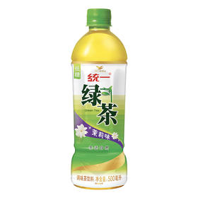 统一绿茶 茉莉味    经典绿茶饮料  500ml*1瓶