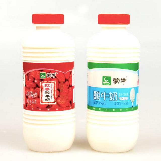 蒙牛酸牛奶(红枣)瓶450克