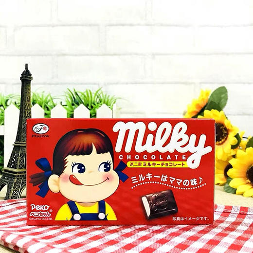 日本 Fujiya不二家milky牛奶妹夹心巧克力41g 儿童最爱 商品图5