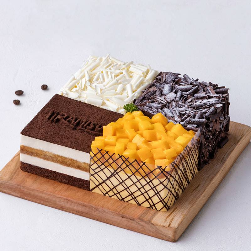 幸福西饼 2磅四重奏  生日蛋糕（约9英寸）