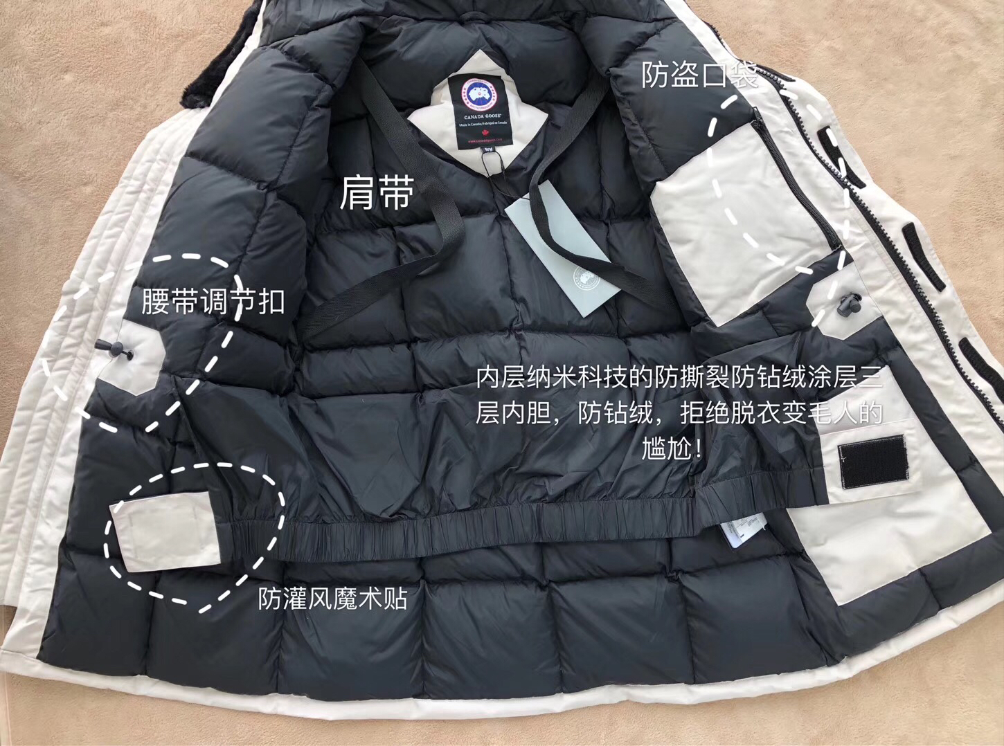 canada goose加拿大鹅情侣款羽绒服