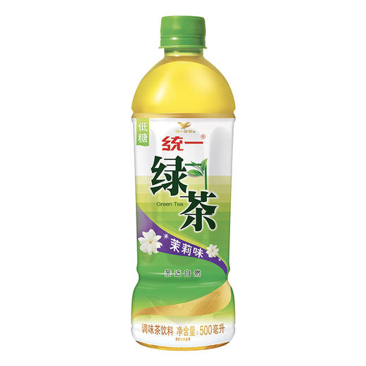 统一绿茶饮料 茉莉味 500ml*1件*15瓶 商品图0