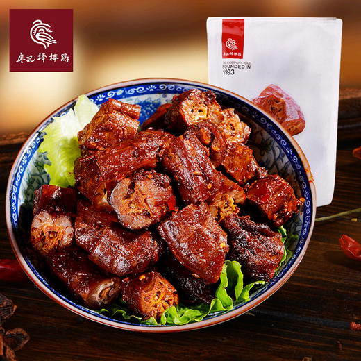 廖记棒棒鸡 酱香鸭脖110g 真空装 商品图5