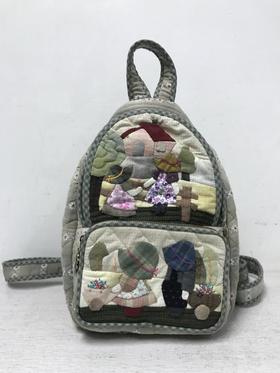 苏姑娘纯手工拼布 布包成品 双肩包 背包森系可爱时尚先染布艺DIY