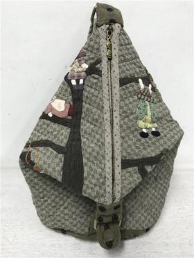 苏姑娘纯手工拼布包成品斜挎单肩胸包森系可爱时尚先染布艺 DIY