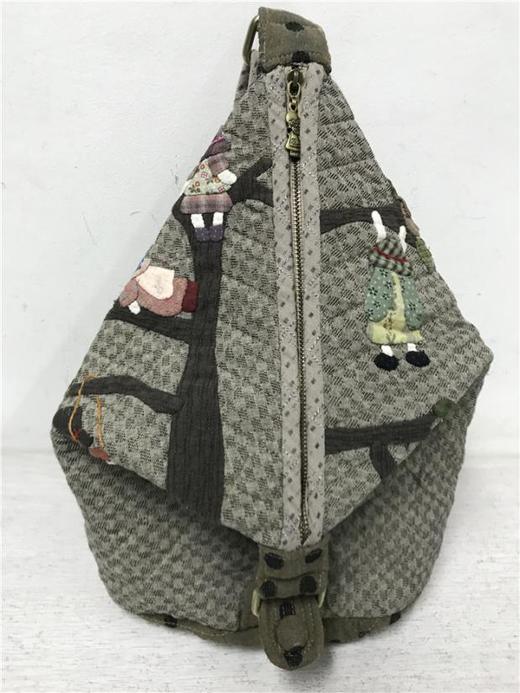 苏姑娘纯手工拼布包成品斜挎单肩胸包森系可爱时尚先染布艺 DIY 商品图0