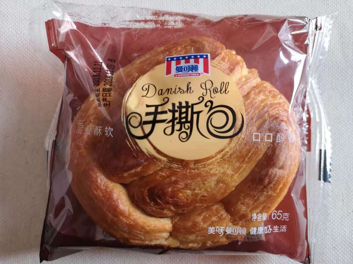 曼可顿 手撕面包 65g