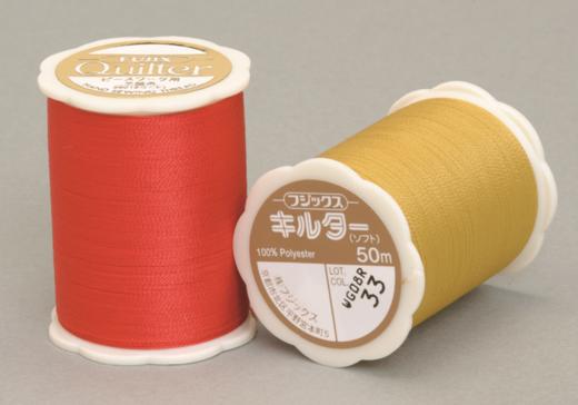 日本富士克fujix QuilterSOFT手缝线 50M 纯涤纶 商品图0