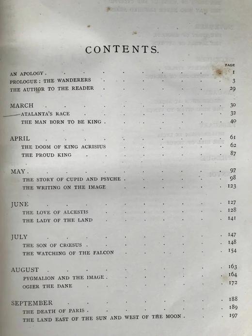 1890年 威廉·莫里斯诗集《地上乐园》 漂亮漆面精装大32开 商品图3