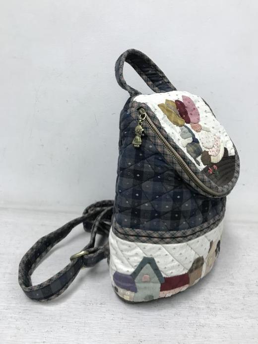 苏姑娘 纯手工拼布包成品 双肩包 森系可爱时尚先染布艺 DIY 商品图2