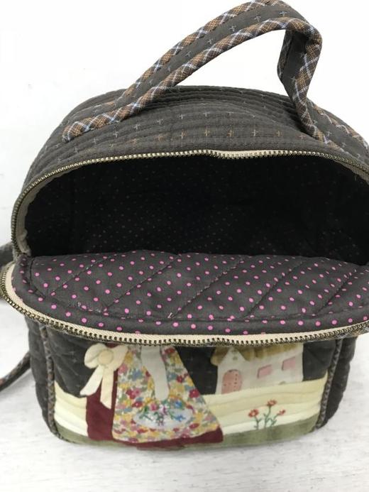 苏姑娘 纯手工拼布包成品 双肩包 森系可爱时尚先染布艺 DIY 商品图3