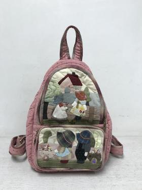 苏姑娘 纯手工拼布包成品 双肩包 森系可爱时尚先染布艺 DIY