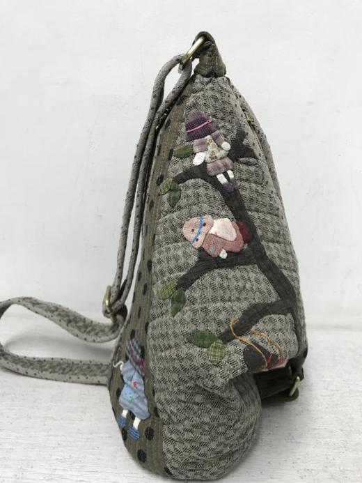 苏姑娘纯手工拼布包成品斜挎单肩胸包森系可爱时尚先染布艺 DIY 商品图1