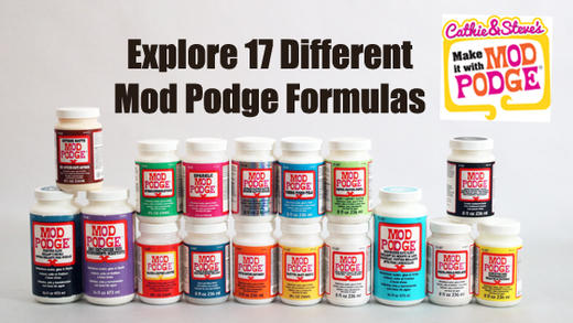 Plaid美國Mod podge拼贴胶DIY手工胶水保护剂一体剂 蝶古巴特胶水 商品图0