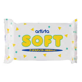 日本PADICO帕蒂格ARTISTA SOFT白色超轻量奶油粘土纸粘土5包包邮
