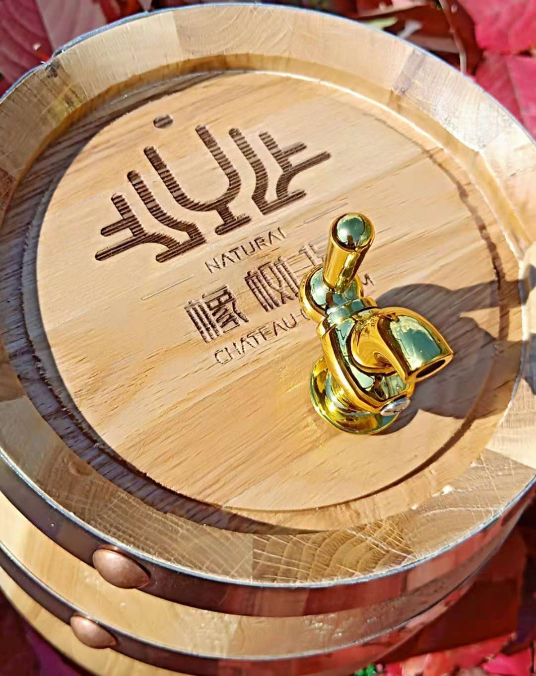 【馈赠佳品】天葡庄园橡树堡酒庄3L定制小橡木桶