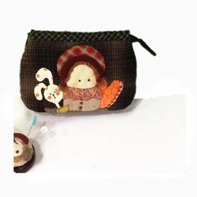 纯手工制作 女 布包  零钱包钥匙包 小布包 创意作品 拼布布艺