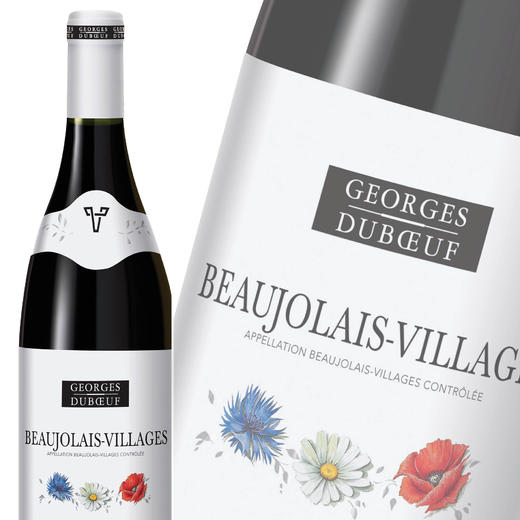 法国原瓶进口红酒 乔治杜博夫-薄若莱村庄红葡萄酒 Georges Duboeuf - Beaujolais Villages 单支装750ml 商品图0