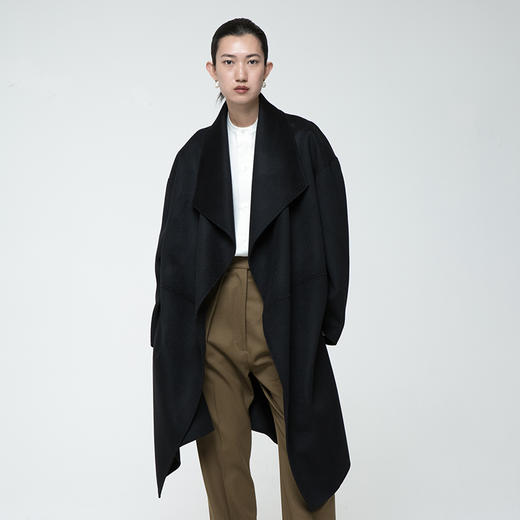 ETHOR | Cashmere Wool Oversized Collar Coat 羊绒羊毛大衣 商品图1