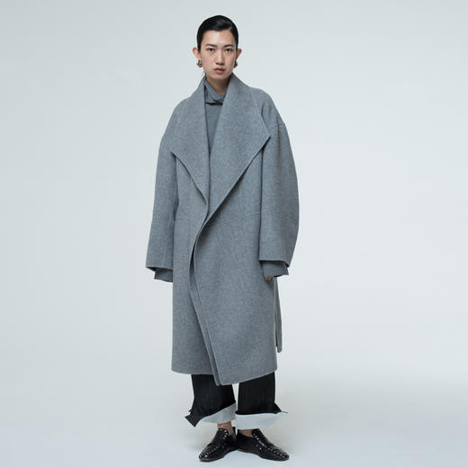 ETHOR | Cashmere Wool Oversized Collar Coat 羊绒羊毛大衣 商品图0