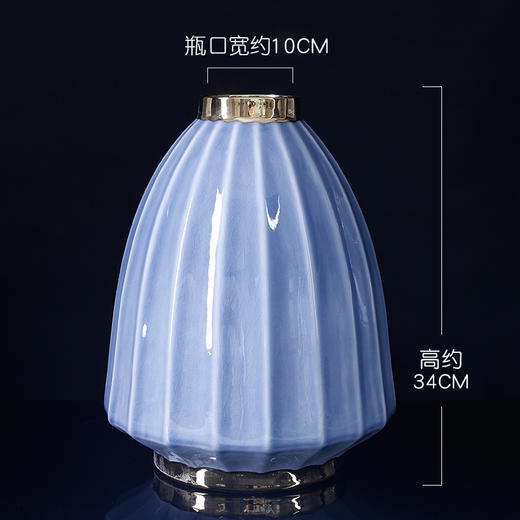 丽园玫瑰花仿真假花装饰花瓶摆件客厅插花家居摆设小清新玫瑰花卉 商品图10