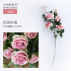 丽园玫瑰花仿真假花装饰花瓶摆件客厅插花家居摆设小清新玫瑰花卉 商品缩略图3