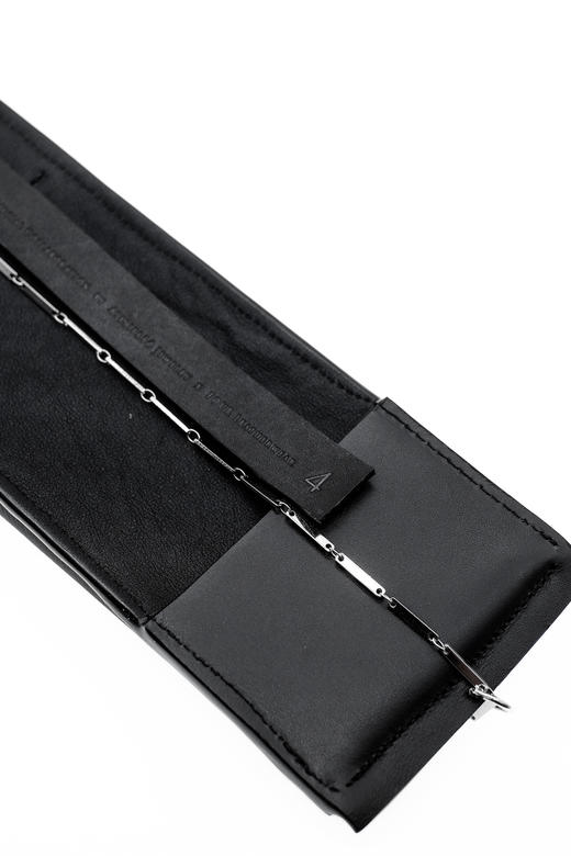 VAGABOND du TEMPS - Voyager 植鞣革假宝石扣长肩包 商品图4