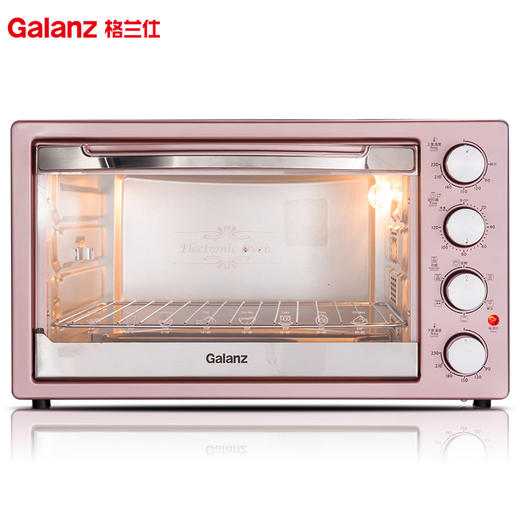 格兰仕 X1R 电烤箱 家用 烘焙上下管独立控温 3D热风旋转烤 42L 机械操控 商品图4