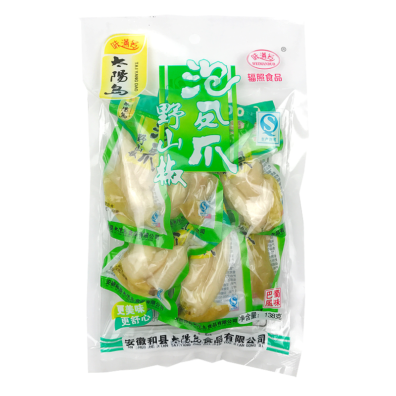 爽溜溜野山椒凤爪100g