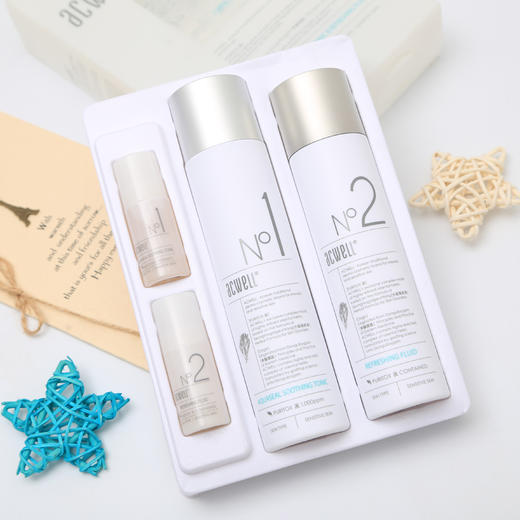 【现货】ACWELL艾珂薇舒缓保湿调理水 调理乳液艾珂薇舒缓水乳套 商品图1