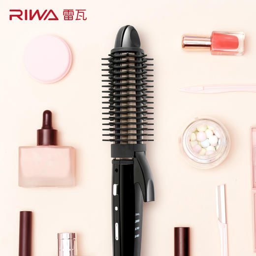 雷瓦（RIWA)多功能防烫液晶温控卷直两用卷直发器卷发棒卷发器直发夹板大卷 Z9 商品图2