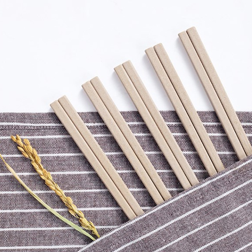 壳氏唯稻壳筷子10双装 不发霉安全环保