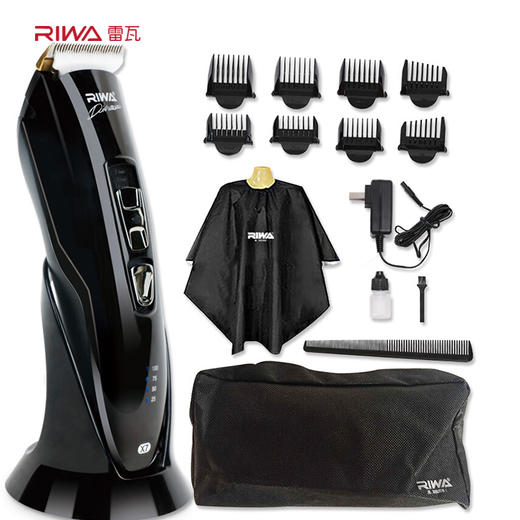 雷瓦（RIWA） 理发器电推剪 全身水洗液晶显示锂电 剃头电推子 儿童成人电推剪 X7 商品图1