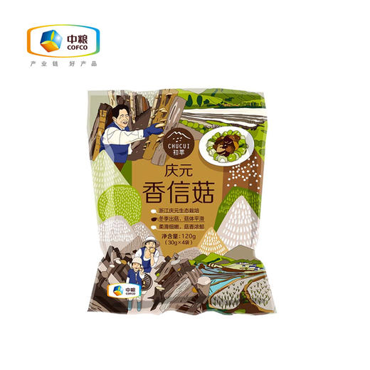 初萃 庆元香信菇120g 商品图0