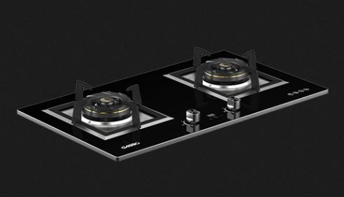 【中燃宝】 Q901BD 钢化玻璃双嵌灶 商品图2