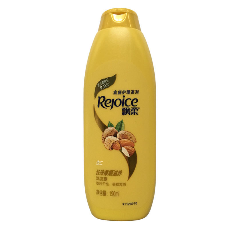 飘柔 家庭护理杏仁长效柔顺滋养洗发露 190ml*1瓶
