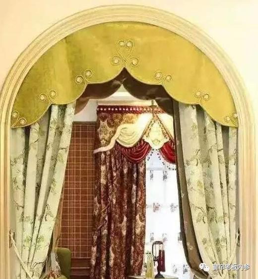 圆拱形窗帘这样设计，美上天了！ 商品图0