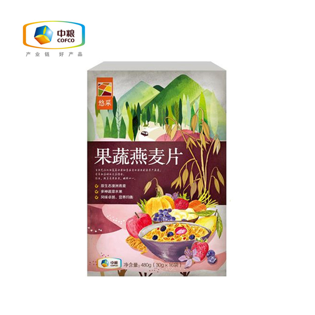 悠采果蔬燕麦片480g