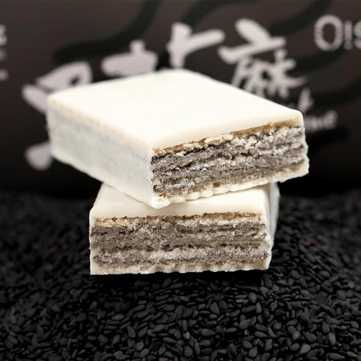 OSNACK黑芝麻高蛋白威化饼干乳清蛋白威化6根装192g 商品图2