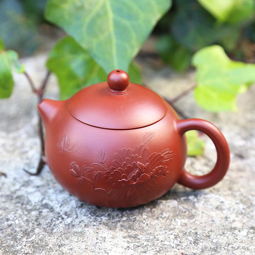 蝶恋花西施壶--夏和长大师手工紫砂壶 商品图2