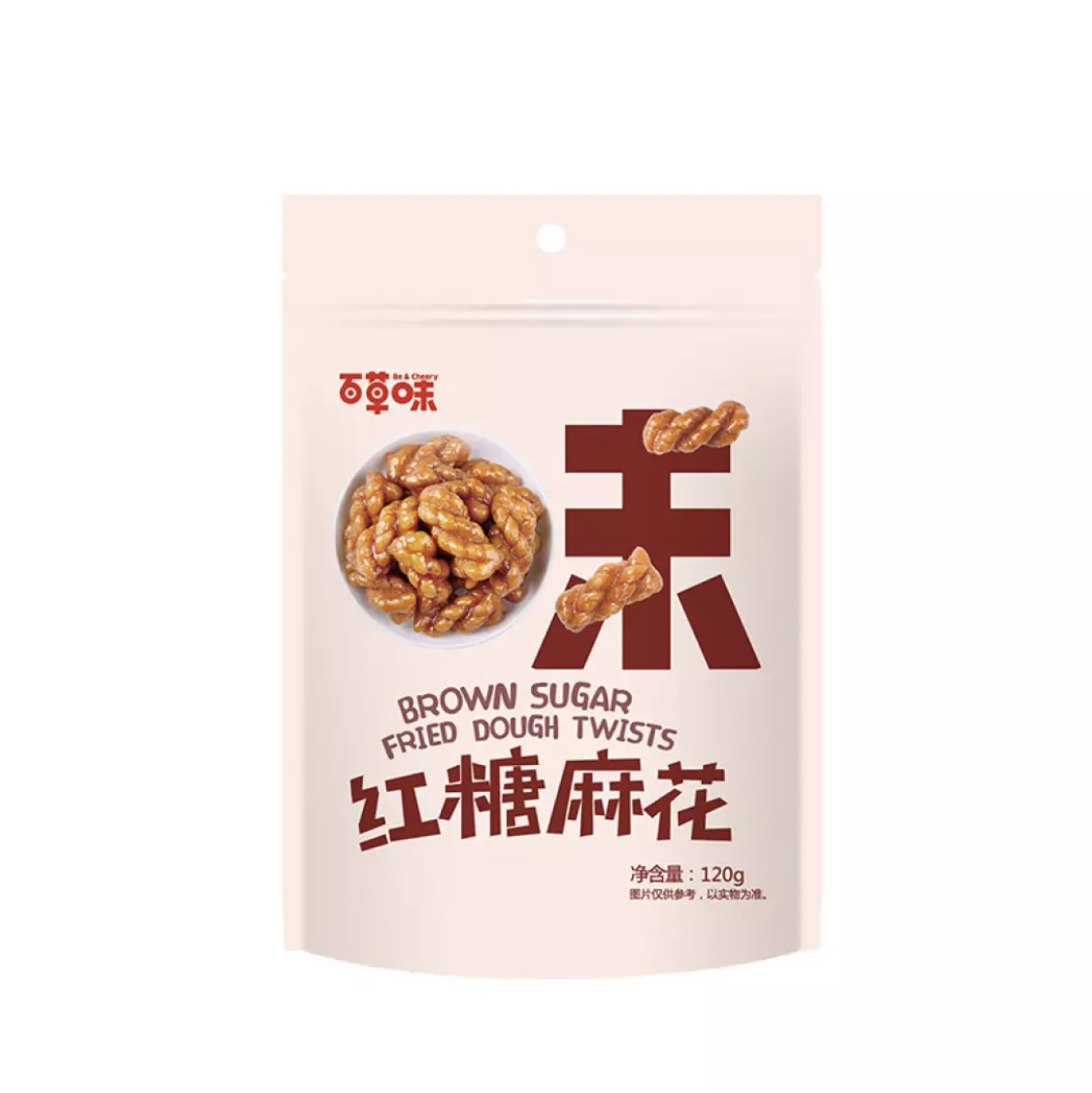 百草味红糖麻花120g