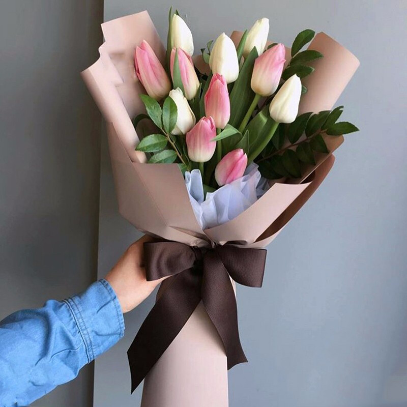 马蹄莲礼盒郁金香花束生日情人节礼物情人节生日祝福纪念日礼物送女