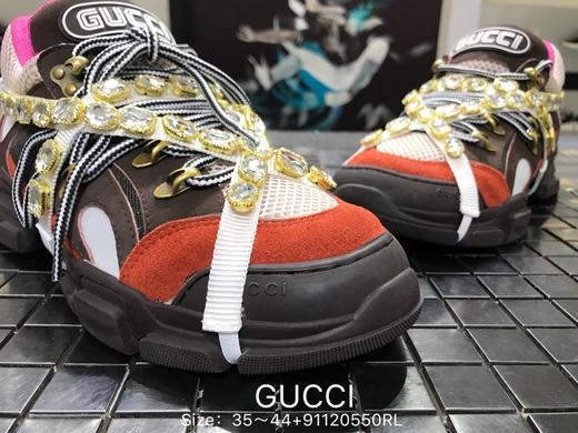 古驰Gucci水钻系带老爹鞋运动跑步鞋 商品图7