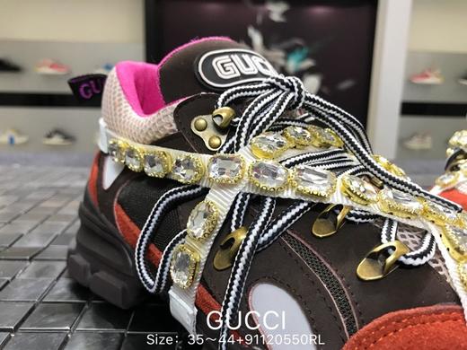 古驰Gucci水钻系带老爹鞋运动跑步鞋 商品图8