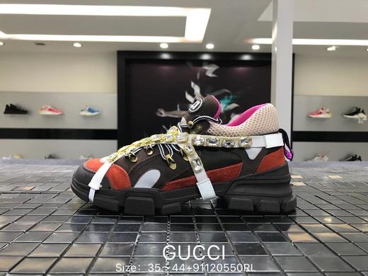 古驰Gucci水钻系带老爹鞋运动跑步鞋 商品图0